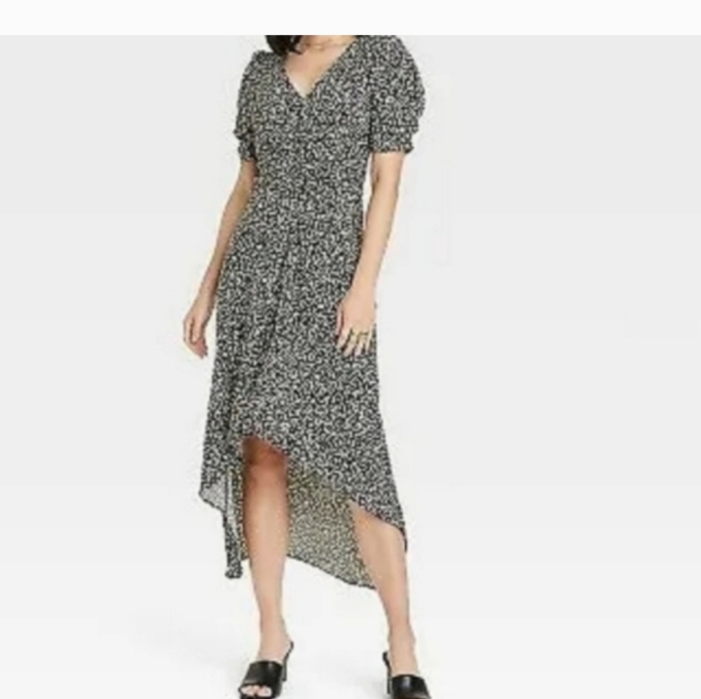 ❤️10/$16 New Women's Black Floral Dress